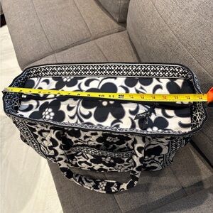 Beautiful Black and White Vera Bradley oversized overnight bag.